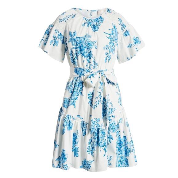 Rachel Parcell Dresses & Skirts - Rachel Parcell Ruffle Front Tie Cotton Dress Size‎ XXS